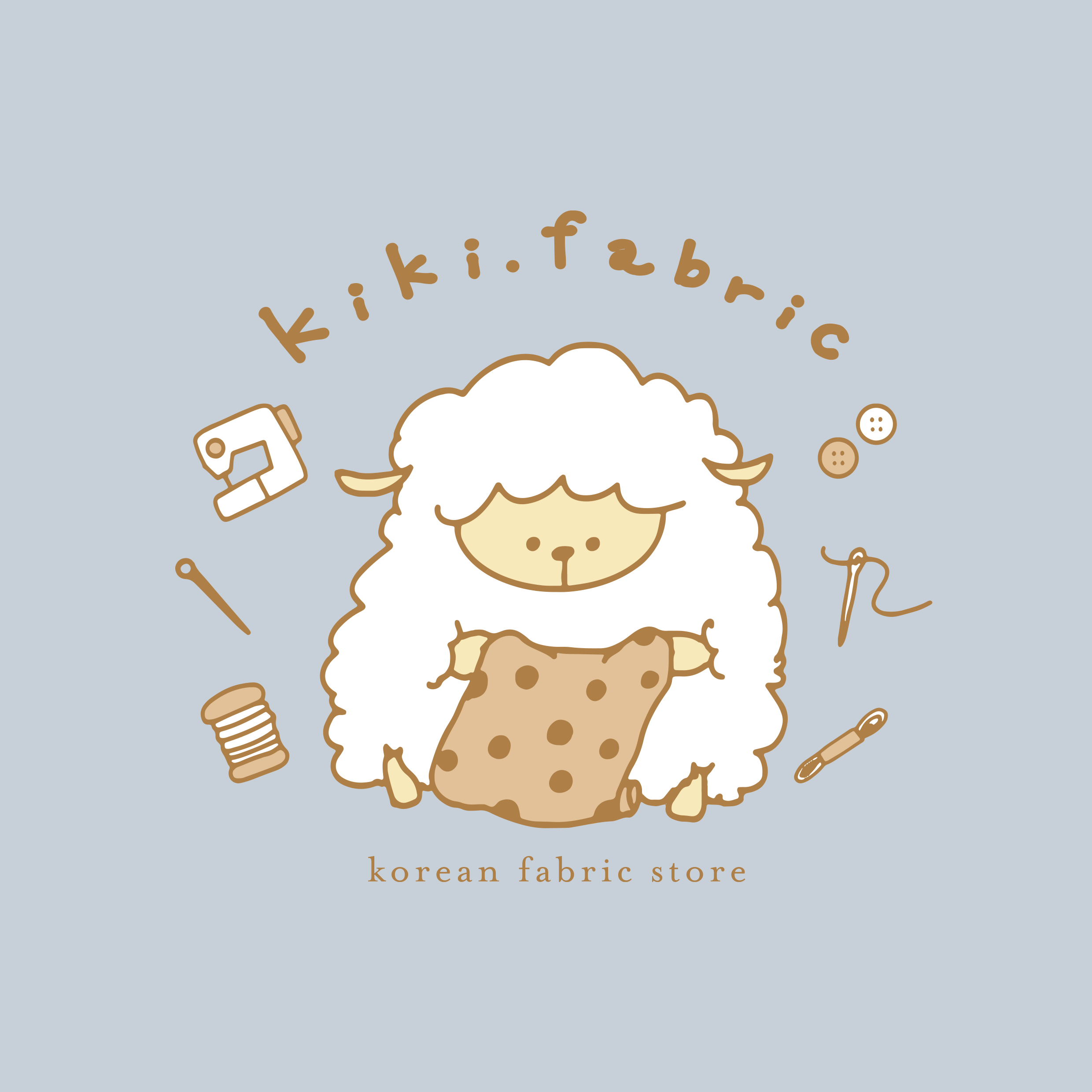 kiki.fabric ロゴ